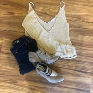 ZARA sweater tank, very soft, size L